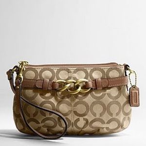 Coach Brooke Op Art Cap Wristlet